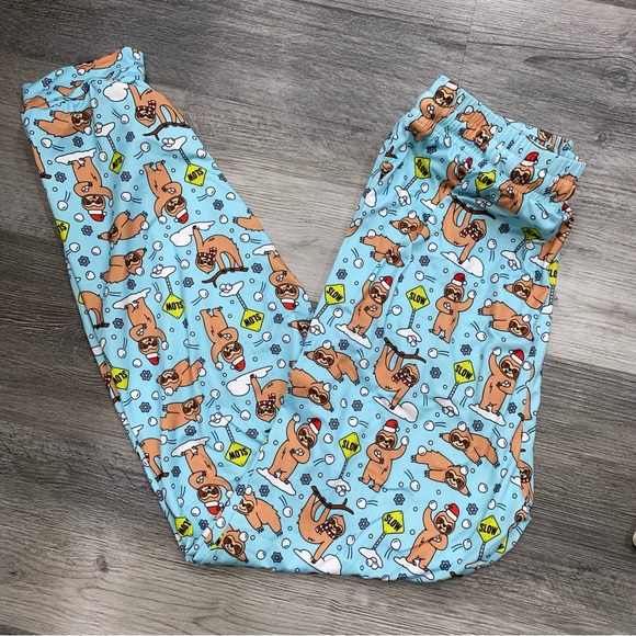 Main and local funny print pajama joggers - Picture 1 of 4